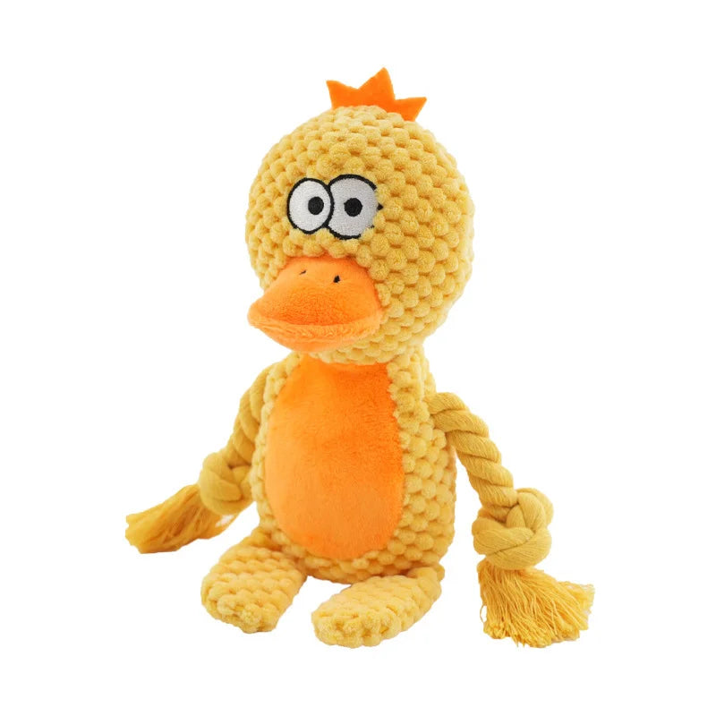 Jouet Sonore en Peluche pour Chiens – Animaux Rigolos & Résistants aux Morsures