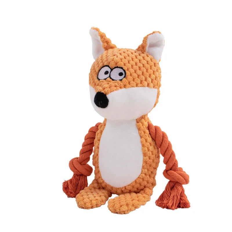 Jouet Sonore en Peluche pour Chiens – Animaux Rigolos & Résistants aux Morsures