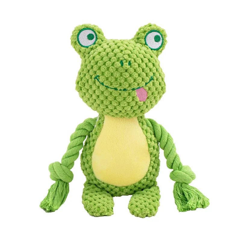 Jouet Sonore en Peluche pour Chiens – Animaux Rigolos & Résistants aux Morsures